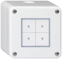 Interrupteur pour stores AP robusto IP55 blanc avec 4 touches de fonction