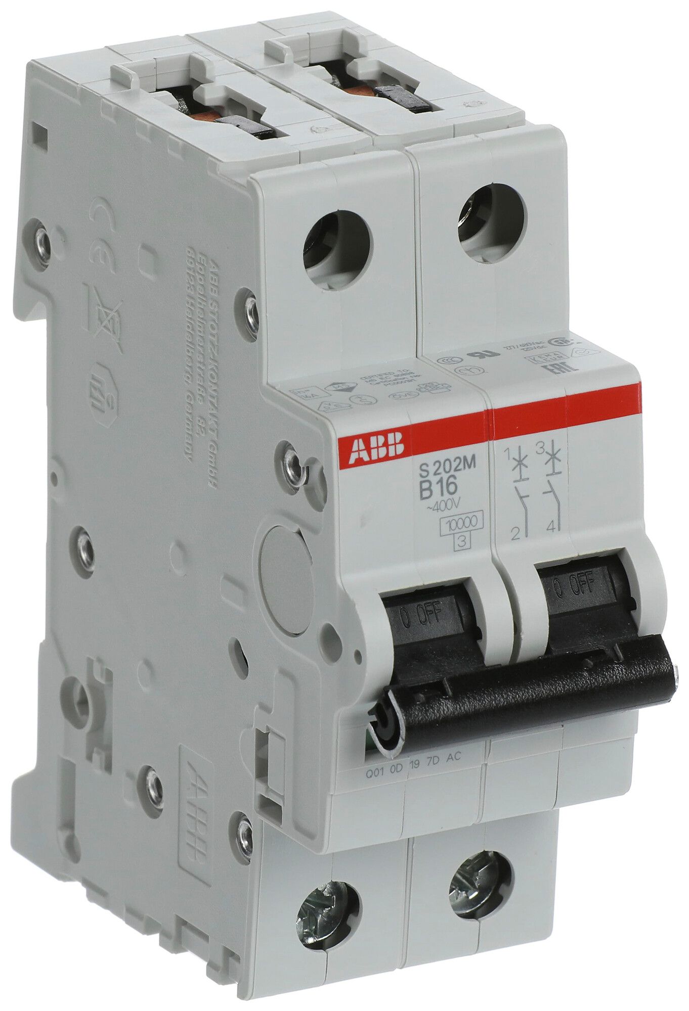 Leitungsschutzschalter ABB S202M-B16 16A B 10kA