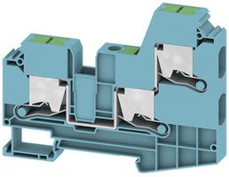 Durchgangs-Reihenklemme WM SL3C 1.5…16mm² 57A/1000V Snap-in TH35 bl