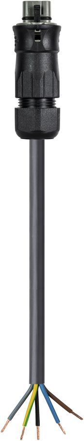 Anschlussleitung Wieland RST25I5KS-S 60S 30BG03 3m 5L 6mm² betongrau