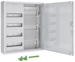 AP-Komplettverteiler Pragma multi  2 Felder DIN und Media 4 Reihen