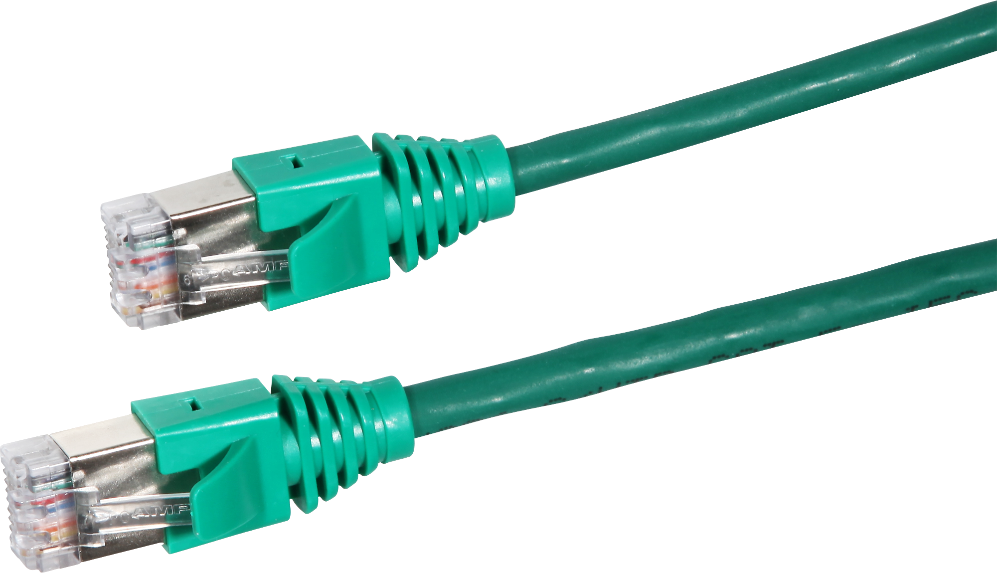 Patchkabel  S/UTP 2RJ45 1m grün halogenfrei