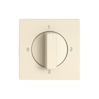 Montageset EDIZIO.liv SNAPFIX® f.Drehschalter m.Griff 0-1-2-3 cr