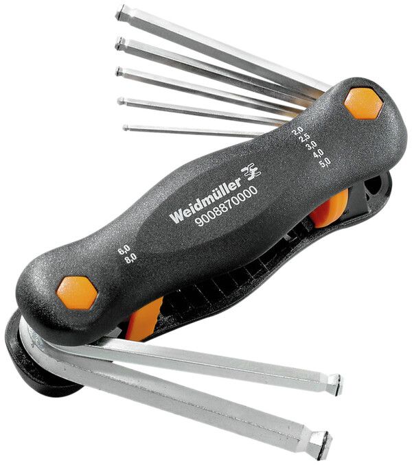 Set di chiavi spina Weidmüller SKS MR SW 2.0/2.5/3.0/4.0/5.0/6.0/8.0