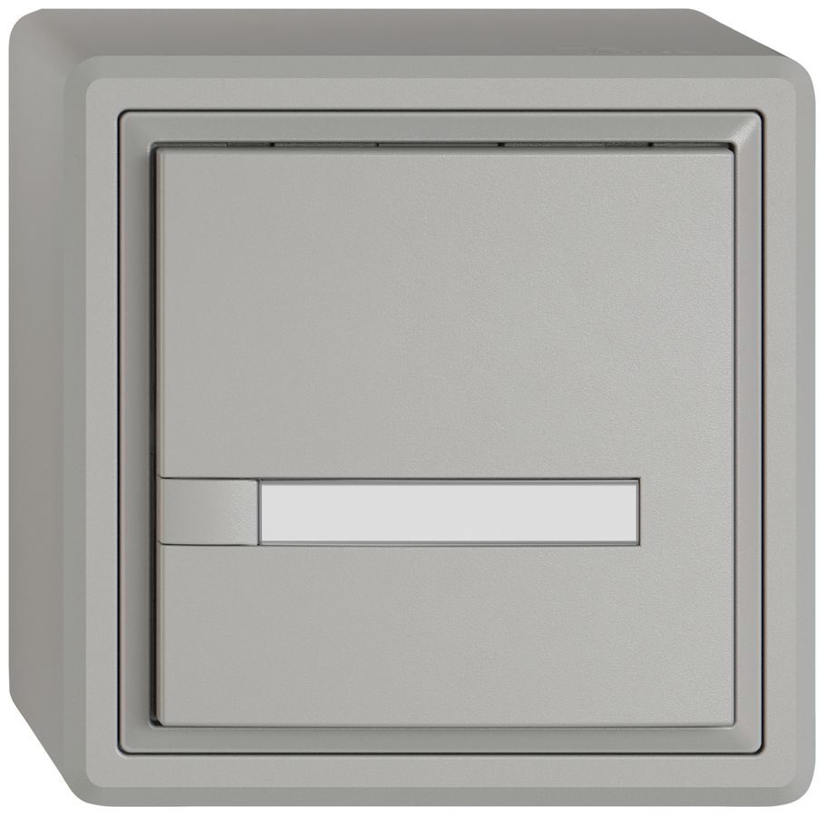 AP-Universaltaster EDIZIO.liv UNI SNAPFIX® 12…48V o.LED 1× 1-Tbed.Pap.hgu