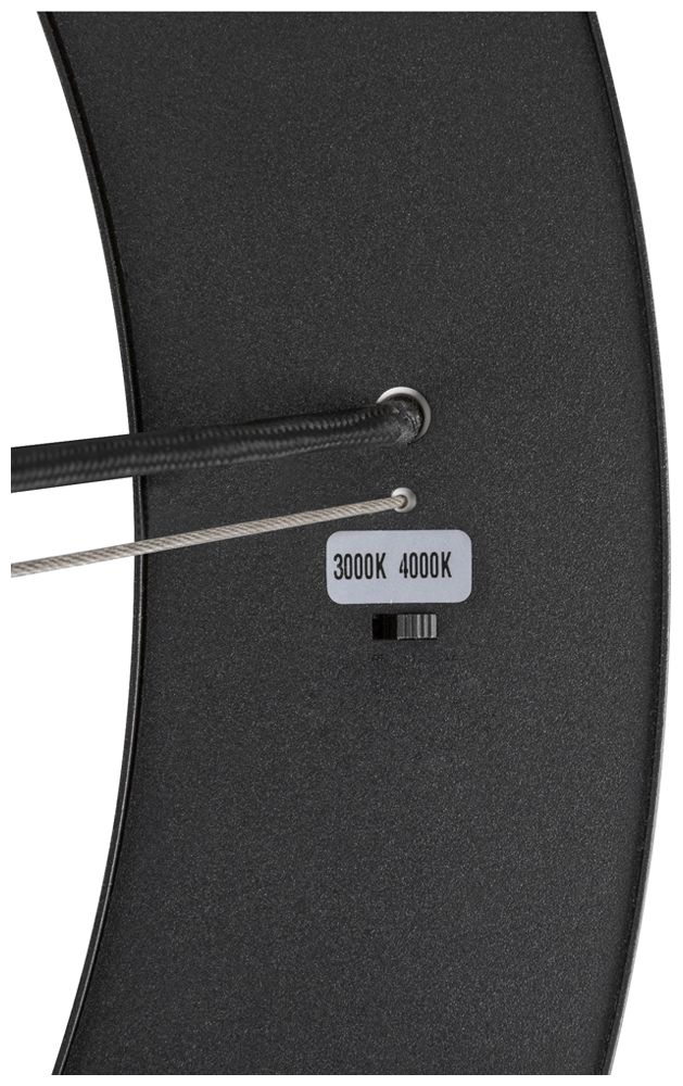 LED-Pendelleuchte SLV MEDO RING 60 27W 3750lm 930/940 DIM Ø600mm schwarz