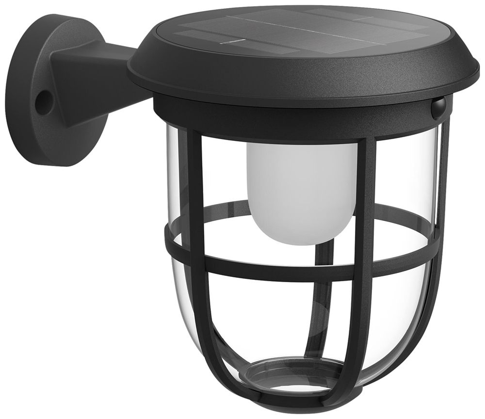 Applique LED Philips Radii Solar IR SEN 1.3W 250lm 830 IP44 nero