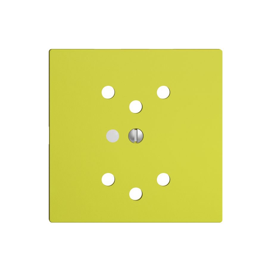 Frontset lemon 60×60mm 2×T12 EDIZIOdue mit Linse
