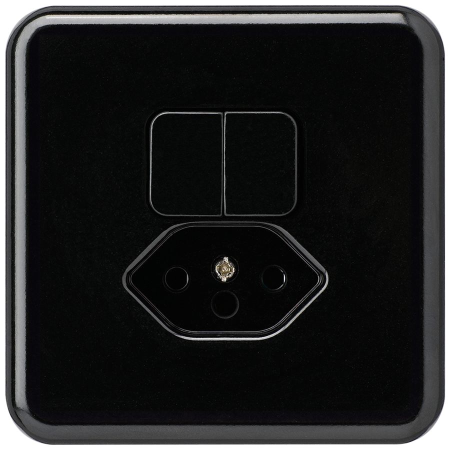 Combinazione INC basico 2×A-R/1L+tipo 13 nero per BOMI