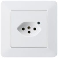 Presa INC Hager kallysto.trend 1×T13 illuminato C bianco ultra