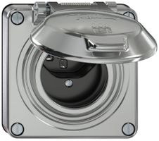 Presa ELEMENT SNAPFIX® 1×tipo 23 16A 250V con coperchio IP55 all