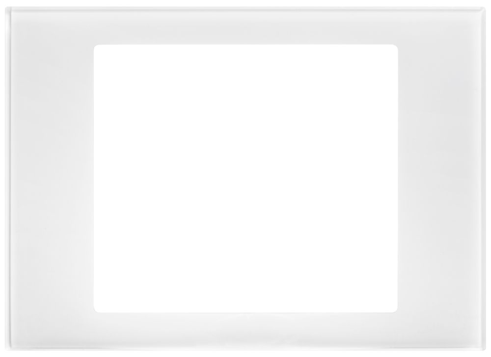 Plaque frontale p.module d'information p.numéro de maison Urmet Alpha IP55 blanc