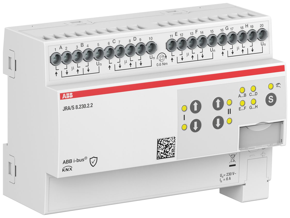 Attuatore per persiana AMD ABB JRA/S8.230.2.2 8-volte 6A/230VAC