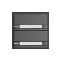 Universaltaster EDIZIO.liv UNI SNAPFIX® 5…48V m.LED blau 2× 2-Tbed.Pap.dgu