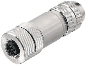 Stecker Weidmüller SAIBM Buchse gerade Schraub M12 0.75mm² 6…8mm 5L Schirmung