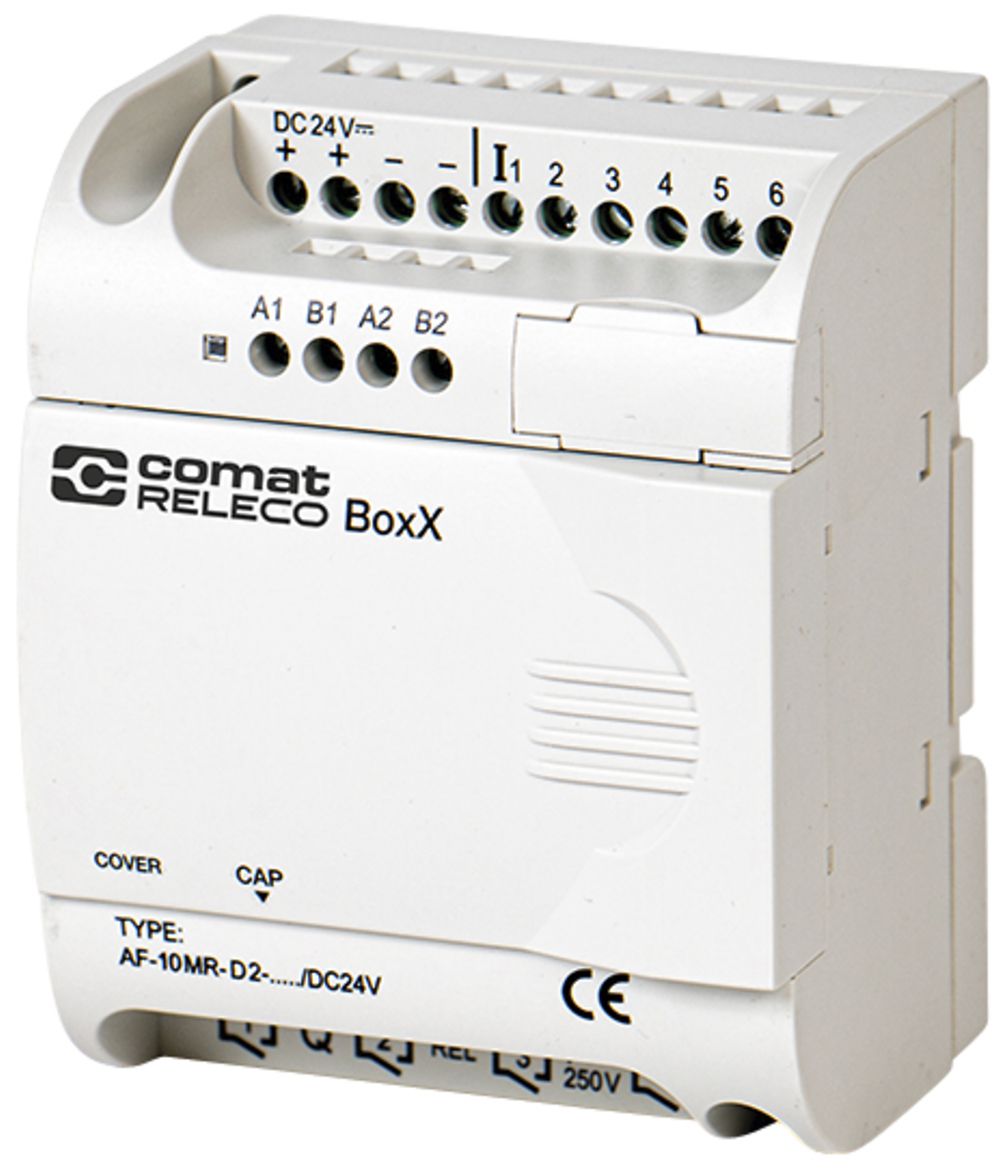 Unité de base PLC ComatReleco AF-10MR-D2-CAP/DC24V, 6DI/AI, 4×relais, 24VDC