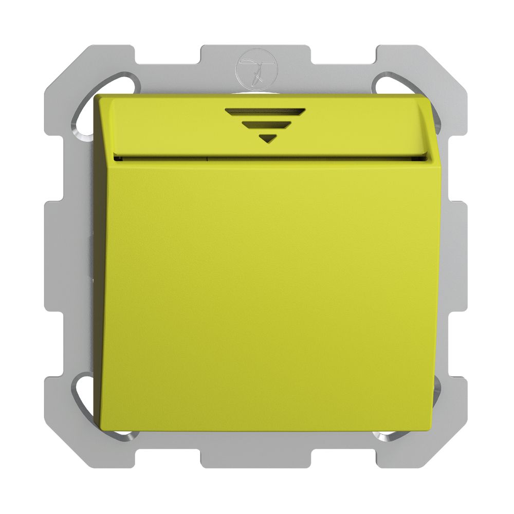 UP-Schalter Hotelcard 250VAC 1L EDIZIOdue lemon