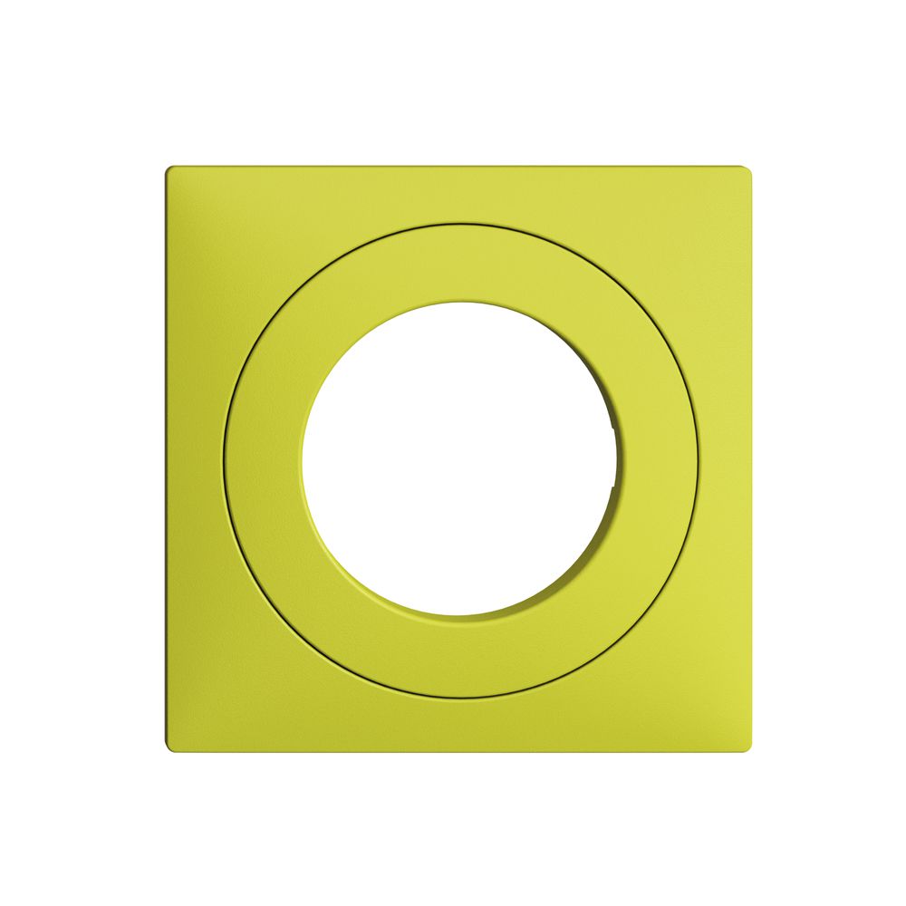 Kit frontale EDIZIOdue lemon 60×60mm per interr.a chiave