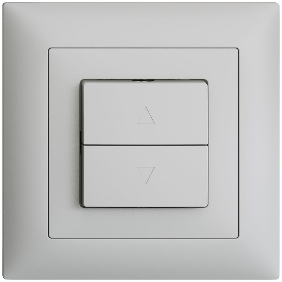 UP-Storentaster EDIZIOdue FMI hellgrau 1-Kanal