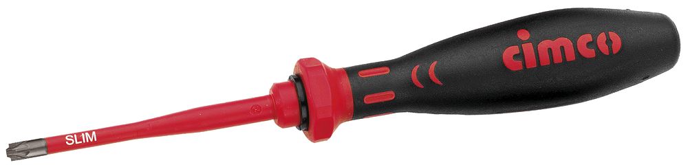 Kreuzschraubenzieher CIMCO Kombi-Profil SLIM PZ1×100mm, VDE, 10 000V