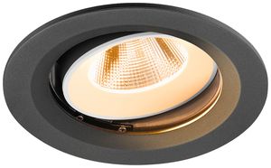 LED-Downlight SLV NUMINOS MOVE M 12W 1700lm 2700K NB DALI Ø135×80mm sz/ws