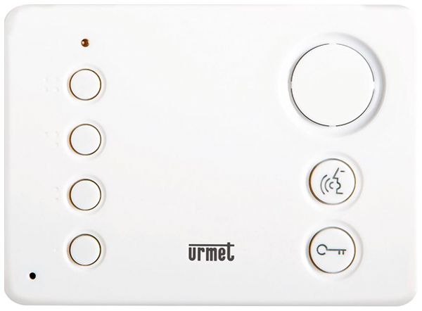 Station intérieure audio AP Urmet Mìro 2VOICEposte mains libres 5×, 110×129×23mm