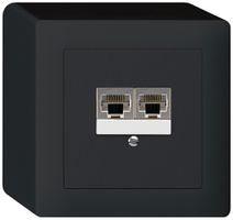 AP-Dose kallysto 2×RJ45s getrennt schwarz