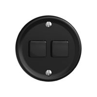 Montageset STANDARDdue Wiser SNAPFIX® f.Druckschalter 2K 2 Tasten sz