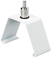 Befestigungsbügel mit Stahlseil Ø2mm, 1250mm, mit Kausche weiss