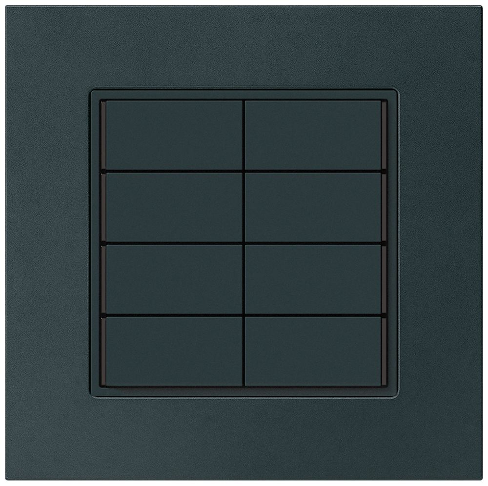 Poussoir KNX ENC KPR 8×touches 8×points actionnables LED noir