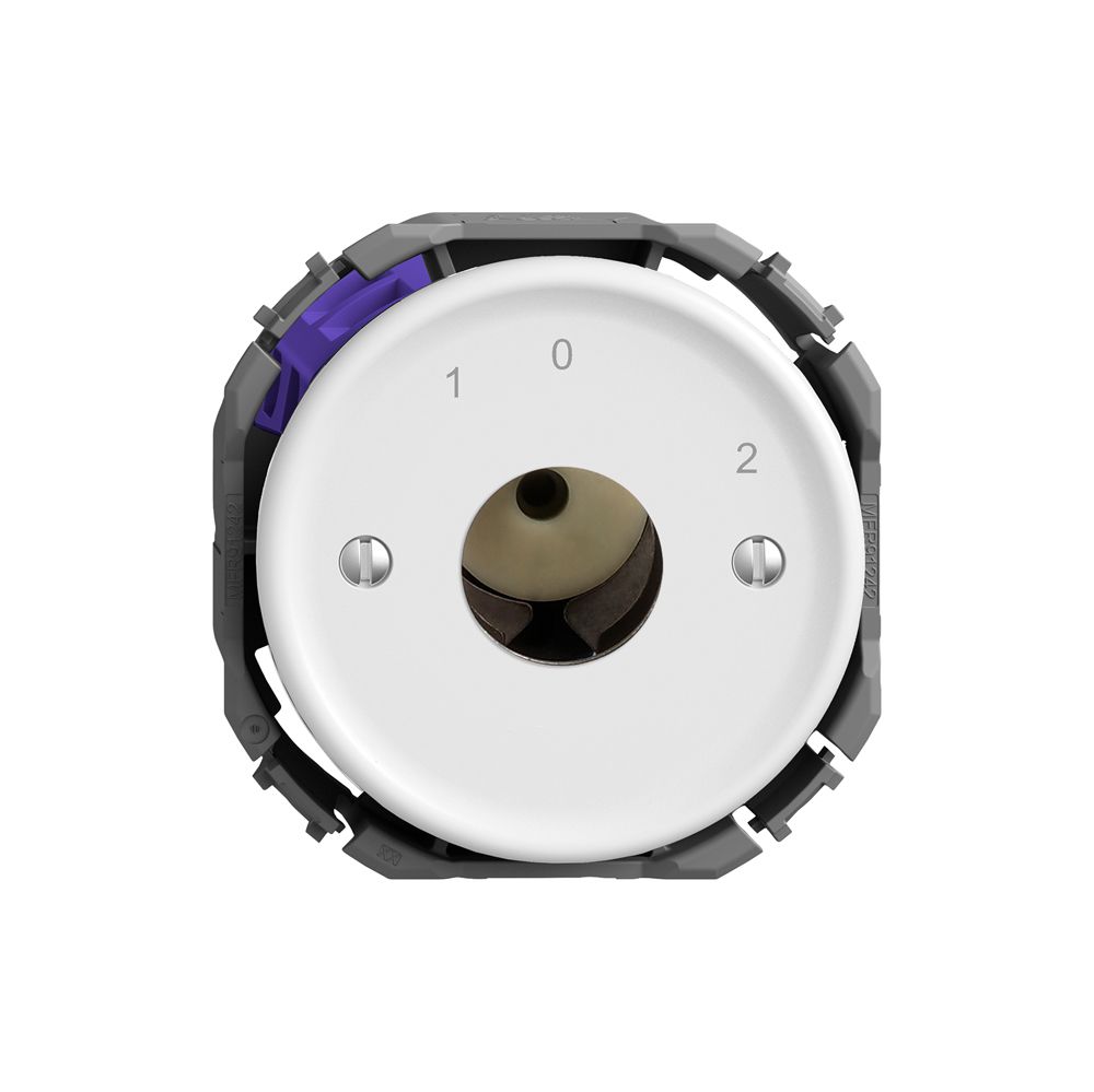 Interrupteur à clé STANDARDdue pour KABA 1514 a.1×retrait 1P 1-0-2 p=67mm bc