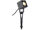 Lampada picchetto terra LED NAUTILUS 10 SQUARE 9W 3000K 520lm IP65 45° antracite