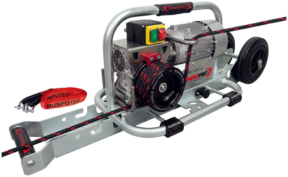 Treuil RUNPOTEC SPILLWINDE CW 800 E avec trolley 400/800kg