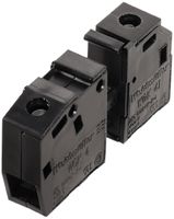 Morsetto di passante Weidmüller WGK 4mm² connessione a vite tenone nero