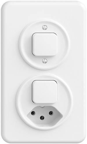 UP-Kombination STANDARDdue Sch.3/1L + Sch.3/1L+T13 weiss