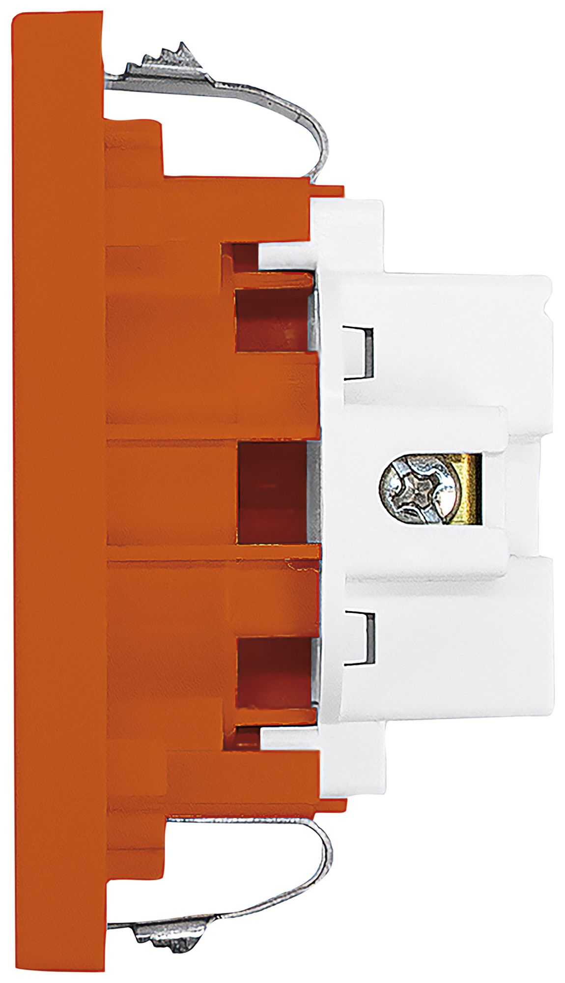 FLF-Steckdose A. Steffen 1×Typ 13 10A 250V 62.5mm×37.5mm orange