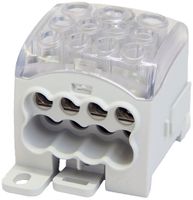 Bloc répartiteur type PDB270 1×95/2×35/8×25mm² 270A CU