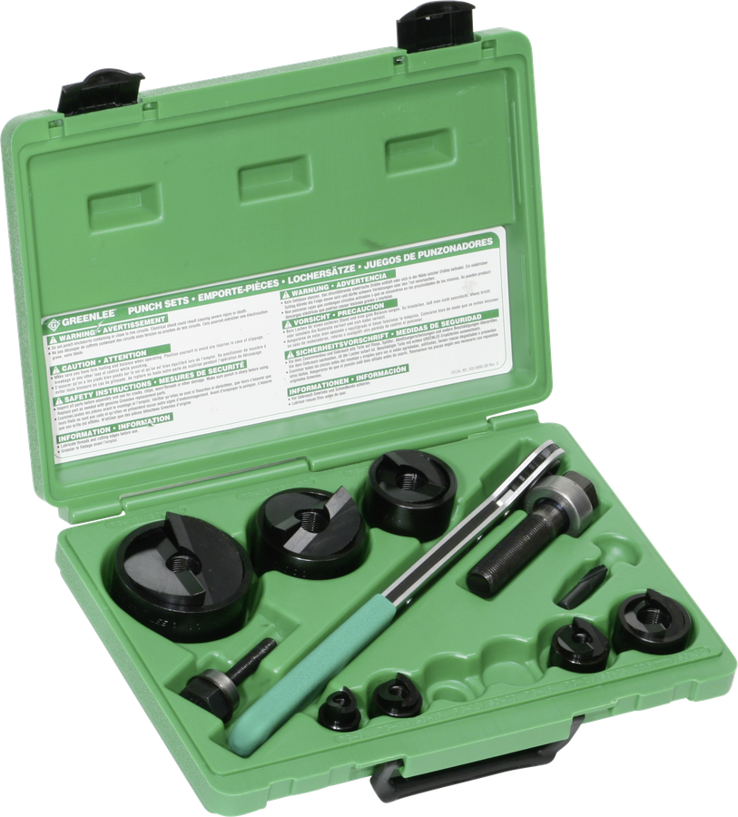 Kit di perforatore Greenlee Slug-Buster completo M16-M63
