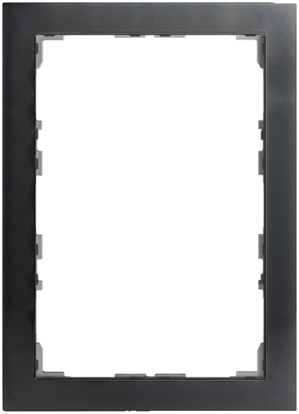 Abdeckrahmen 3×2 Touchpanel II KNX Prestige schwarzgold poliert