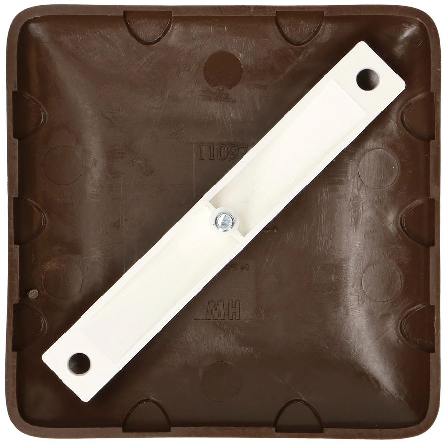 Deckenrosette MH BUILD 86×86×13mm braun IP20