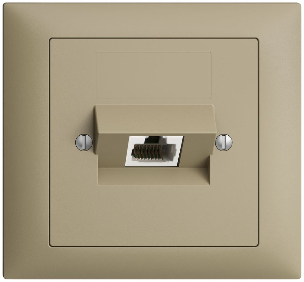 EB-Dose 1×RJ45/u 8P ITplus EDIZIOdue sand