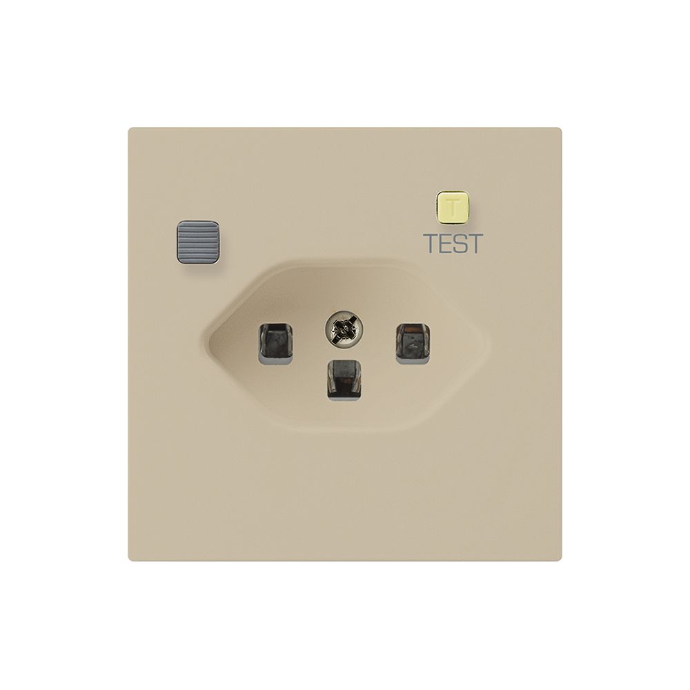 Steckdose kallysto A T23 FI 30mA beige