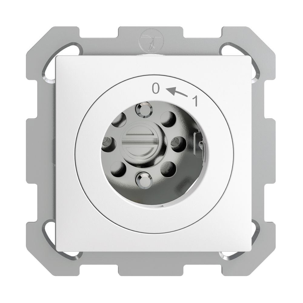 Contact pivotant ENC 0<-1/2P EDIZIOdue blanc pour serrure, s.cyl.