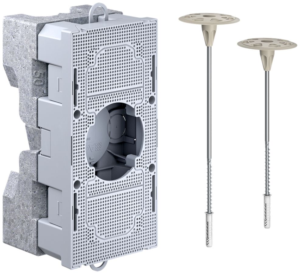 Geräteträger-Set AGRO mit Multidosen-Einsatz 160…240mm und Dübel 200…240mm