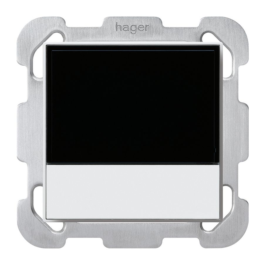 Termostato ambiente INC kallysto B KNX s/e-link con tasti bianco