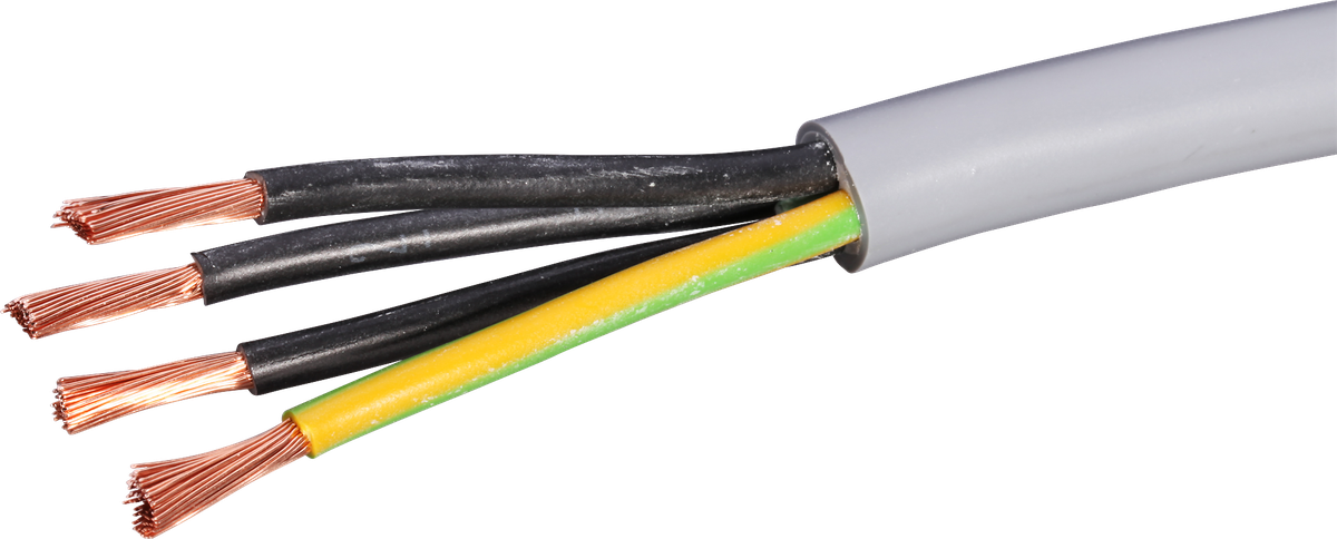 Câble de commande LiYY 4×6mm² numéroté gris