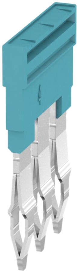 Connessione trasversale Weidmüller ZQV 4N/3 inserito 3L 6.1mm isolato 32A blu
