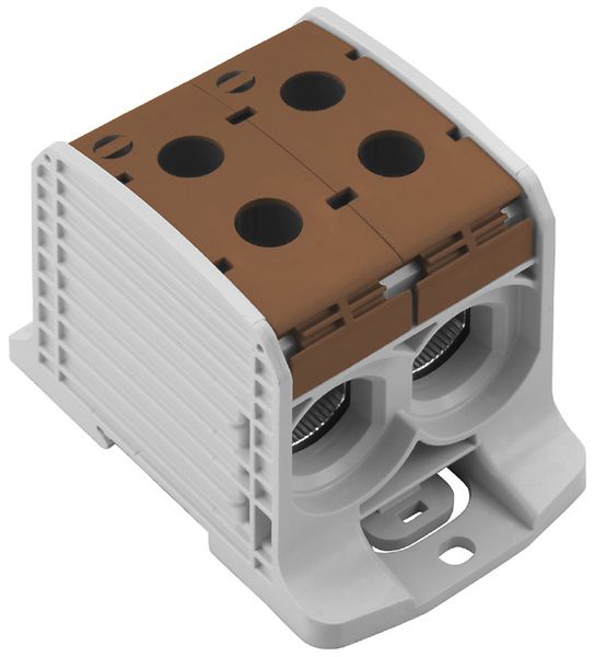 Verteilerblock WM WPD 232 1P 353A 2×Eing 2×Ausg 10…185mm² 25…185mm²