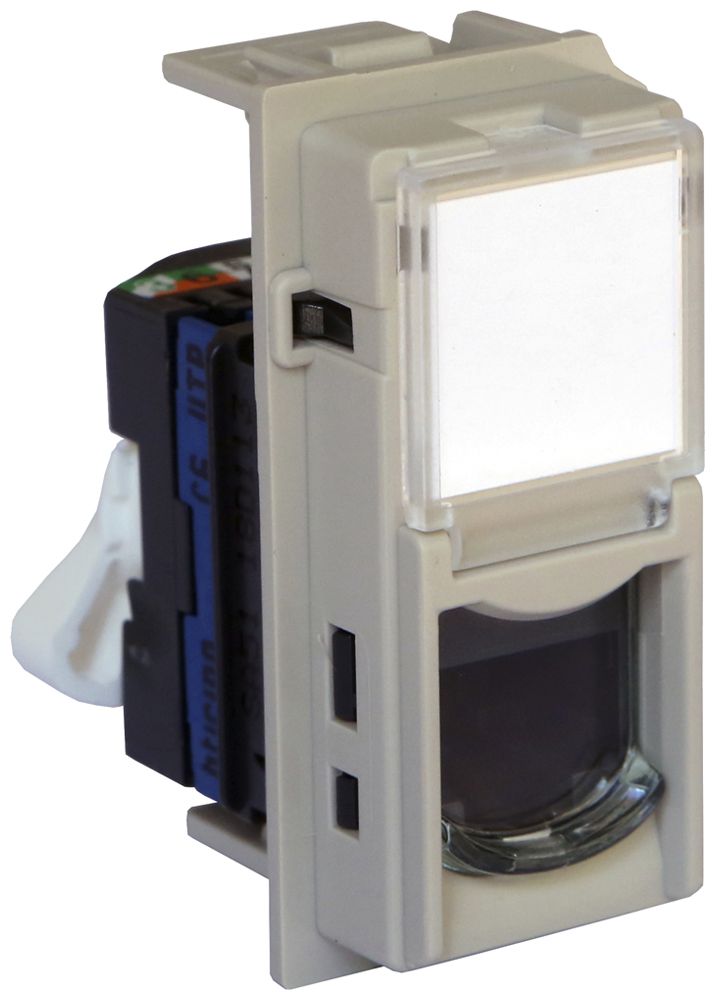 Datendose Living Now Kategorie 6 UTP 1 Modul sand