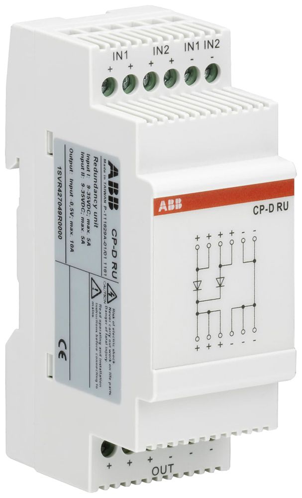 REG-Redundanzmodul ABB CP-D RU 9…35VDC/10A 2TE